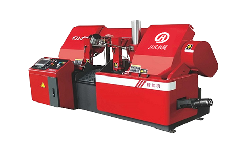 广汉卧式带锯床切削金属时出现打齿的原因是什么？